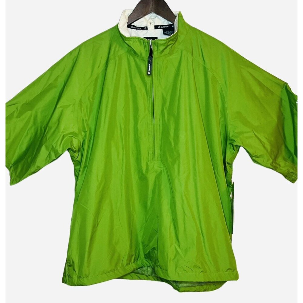 Sunice Jacket Half Sleeve Typhoon 1/2 Zip Waterproof Green Men’s XL